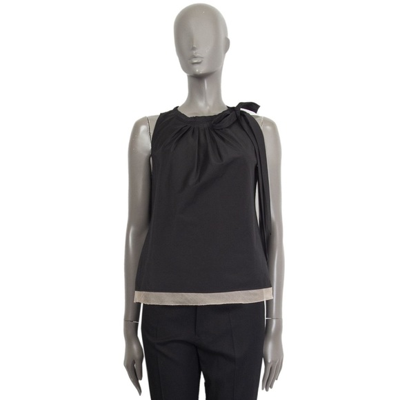 ❤️Max Mara Studio New Cotton and Silk Sleeveless Top.